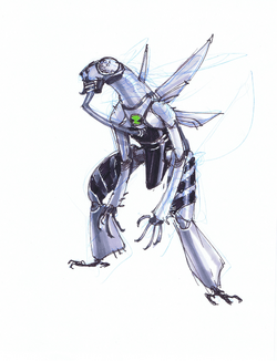 All the aliens identified on this concept art for Ben 10 Alien