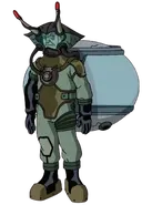 Animus nella sua armatura da Sub