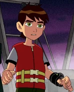 Ben in an orange life jacket in the Original Series