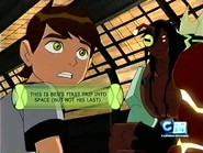 This is Ben's first trip into space (but not his last).
