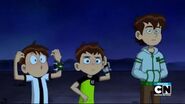 Original Series Dimension Ben's Omnitrix is green