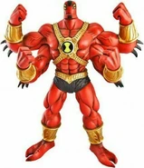 Hyperalien Four Arms toy out of packaging