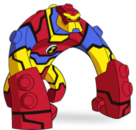 Ben 10 Fun Fact #3: Upgrade's transformation is technically not complete,  which explains the fact that he has a robotic version of Ben's voice, and  needs to merge with technology rather than