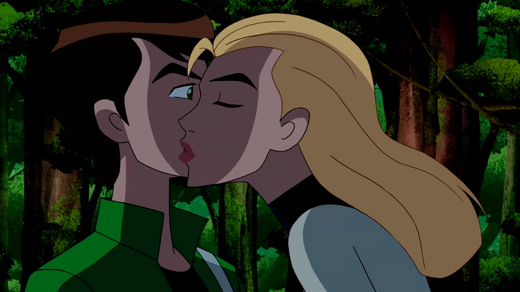 gwen and ben 10 kiss