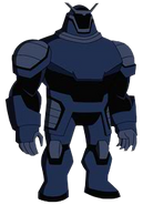 A blue Techadon robot in Alien Force and Ultimate Alien