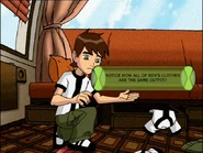 Notice how all of Ben's clothes are the same outfit