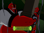 This is Four Arms' 6th appearance on the series