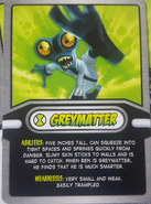 Grey Matter Cereal Card