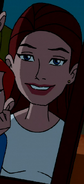 Natalie without a drape jacket