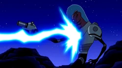 Disparo de eletricidade.