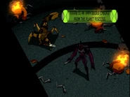 Kraab is an amphibious cyborg from the planet Piscciss