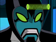 XLR8's face plate is part of his alien biology and is not mechanical