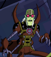 Dr. Animo wearing the Ant Suit without a helmet