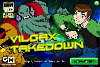 Ben10 Game Vilgax Takedown