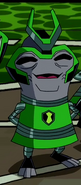Driba as a Galvan Security Officer (helmet)