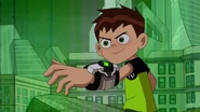 Young Ben transforms into Diamondhead without touching the Omnitrix