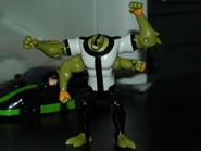 Haywire Four Arms toy out of packaging