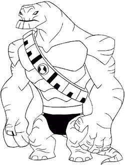 ben 10 coloring pages ultimate humungousaur duel