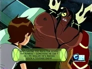 Ben's having too much fun mixing the powers - something he can't do - to realize he's making Kevin a tougher enemy