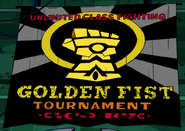Golden fist logo