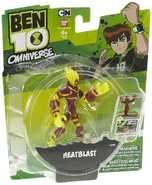Heatblast toy in packaging (Omniverse)