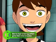Ben's high energy often gets him into trouble