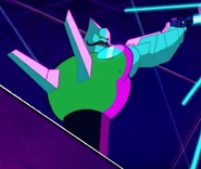 Diamondhead in Ye Olde Laser Duel