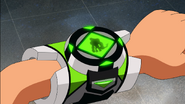 Silueta de Enormesaurio en el Omnitrix.