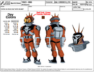 Fistrick spacesuit model sheet