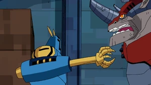 Extensión de su brazo.