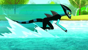 Corriendo sobre el agua.