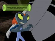 Female Galvans have hair while male Galvans do not