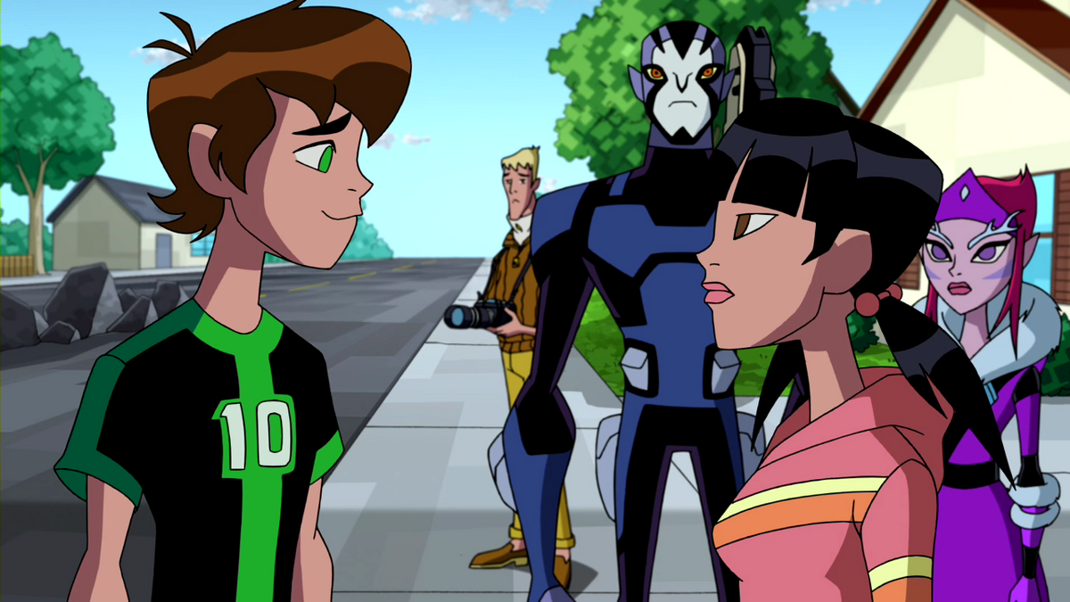 Ben 10 girl. Бен 10 Омниверс Джули. Бен и Джули в Омниверсе. Бен 10 Омниверс Эстер. Бен Теннисон и Джули.