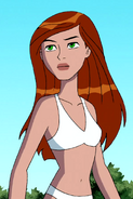 Gwen's first swimsuit in Alien Force