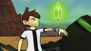 An Omnitrix crystal shown in the game