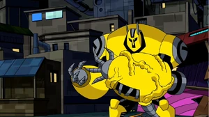 Brazo fuera de control.