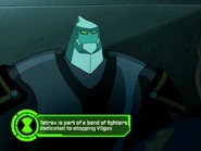 Tetrax is part of a band of fighters dedicated to stopping Vilgax