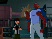 Gwen ca şi doau pizde in Ben 10