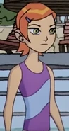 Gwen's first swimsuit in the Original Series
