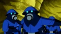 Masked Blue Soldiers