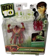 Four Arms toy in packaging (Ultimate Alien)