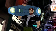 Ben 10,000 with slicked-back hair in Ben 10,000