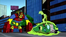 Pax looks at his decapitated head