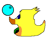 He is a rubber ducky by Batking's Eyes