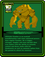 Ultimate Crusher Trading Card included with every Ultimate Crusher Action Figure