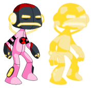 Enhanced Echo-Echo and his clone.