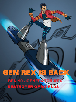 Ben 10/Generator Rex Upgrade Rex Fight animated gif