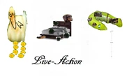 Lightmeraction in live action (left)