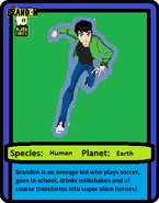 Brandon Tennyson Trading Card (AF)