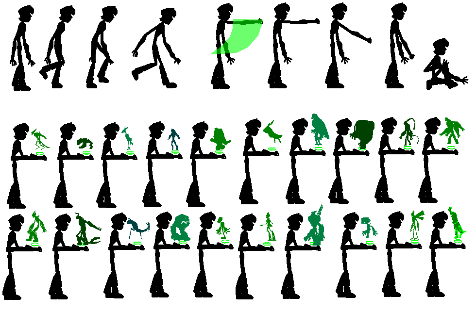 Девушки спрайты для рисуем мультфильмы 2